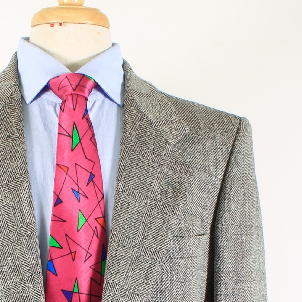 Yves Saint Laurent 38S Gray Sport Coat 98-X_2